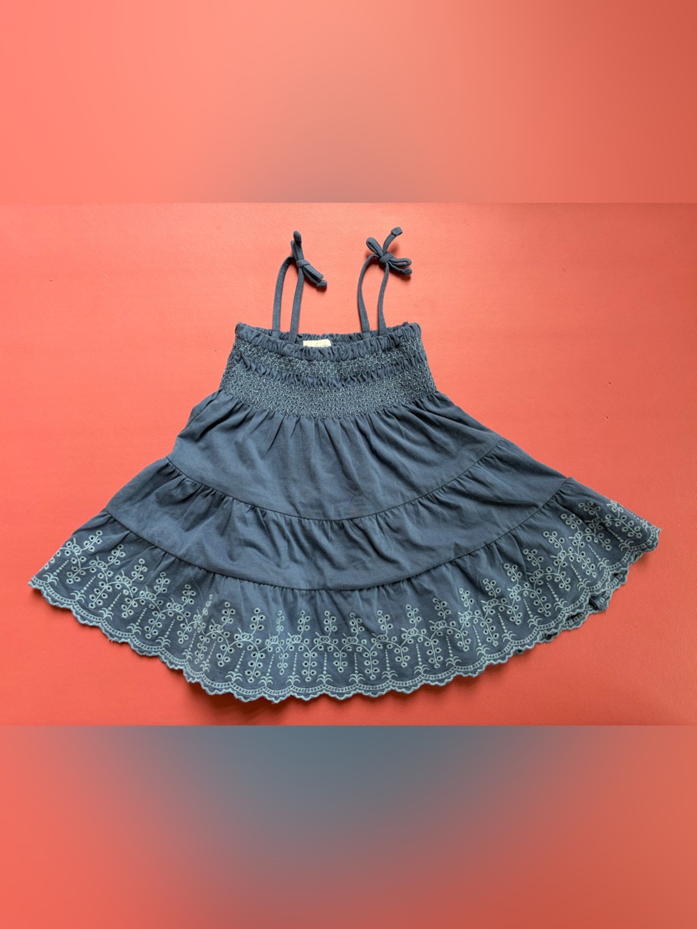 NWT Ralph Lauren Eyelet Cotton Jersey Dress